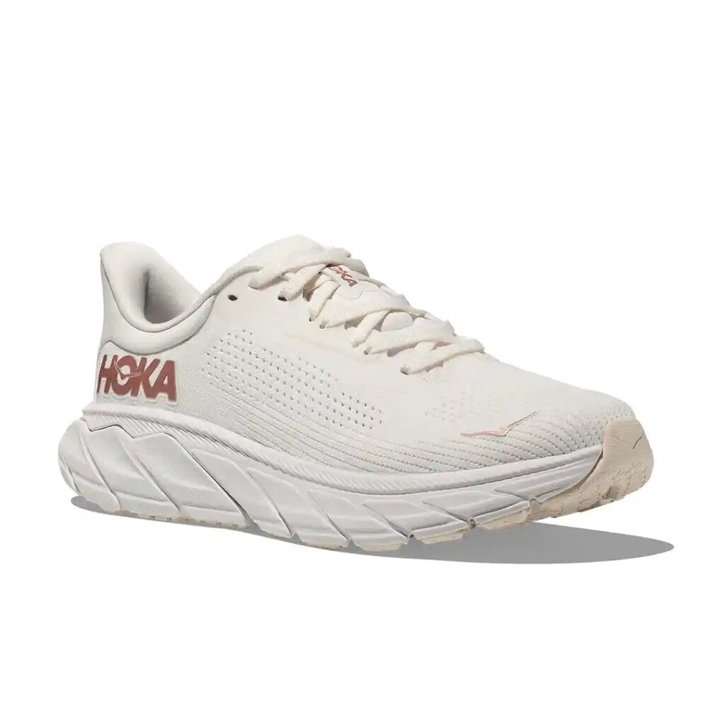 Hoka One One Women's Off White‎ Arahi 7 Mesh Athletic Running Shoes Size 9.5B